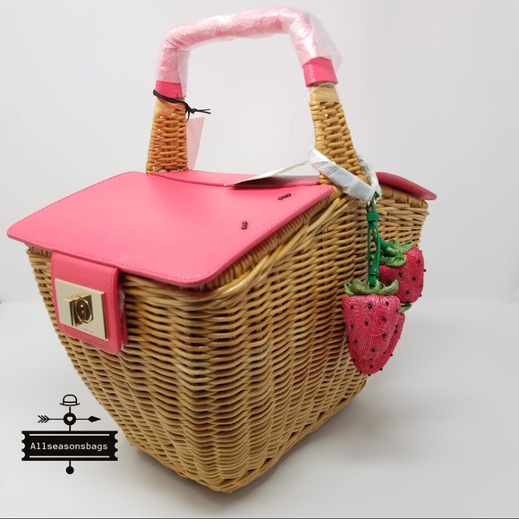 kate spade Handbags - Kate spade picnic perfect 3D wicker basket satchel